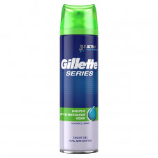 Гель для бритья Gillette Series Sensitive Skin Для чувствительной кожи с Алоэ 200 мл...