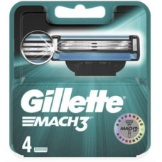 Сменные кассеты Gillette Mach3, 4 шт....