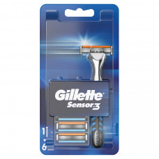 Gillette Sensor3 бритвенный станок с 6 кассетами...