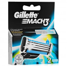 Gillette Mach3, 2 шт...