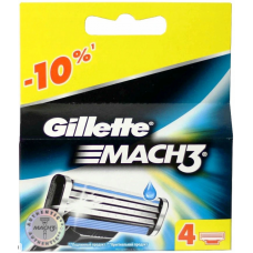 Gillette Mach3, 4 шт...