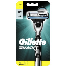 Станок gillette mach3 2 кассеты...