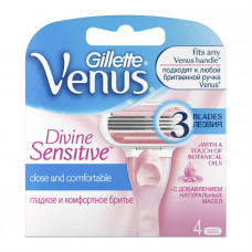 Cменные кассеты  Venus Divine Sensitive 4 шт