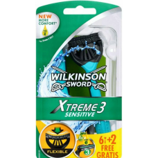 Wilkinson Sword (Schick) Одноразовые станки Xtreme-3 Sensitive ( 8 шт)...