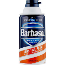  Крем-пена для бритья Barbasol Sensitive Skin Shaving Cream, для чувствительной кожи, 283 г