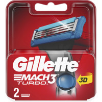 Кассеты Gillette Mach3 Turbo 2шт...