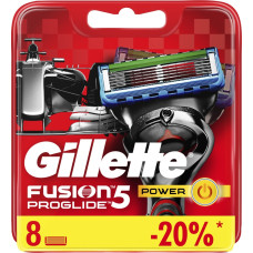 Сменные кассеты Gillette Fusion ProGlide Power 8 шт...