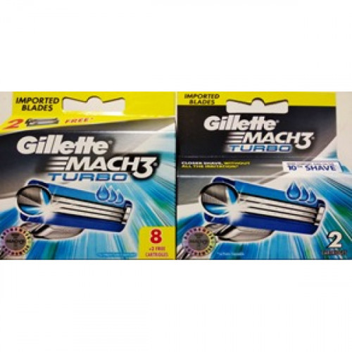 Сменные кассеты для бритья gillette mach3 turbo 8 шт 3014260331320