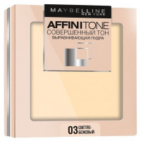 Maybelline New York Affinitone пудра компактная Совершенный тон выравнивающая и матирующая 03 светло...